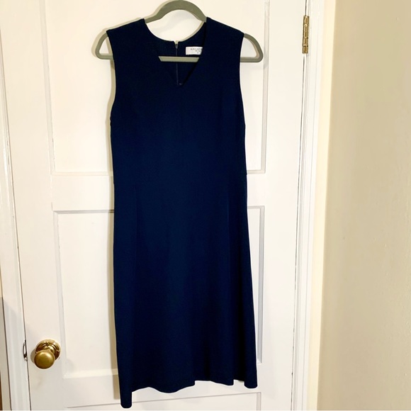 M M Lafleur Annie Dress in Blue Size 10 - Picture 5 of 6